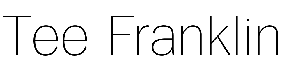 Tee Franklin font family download free