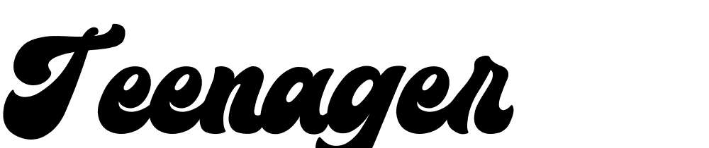 Teenager font family download free