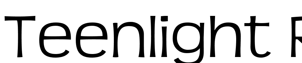 TeenLight-Regular font family download free