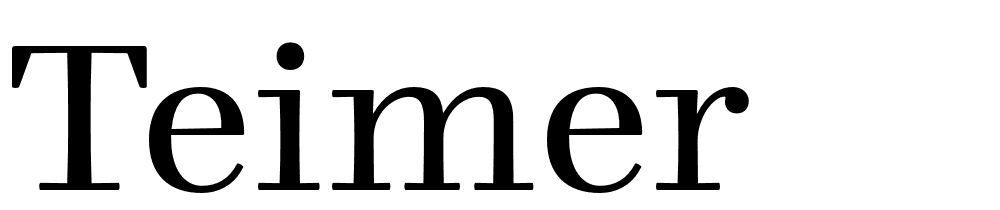 Teimer font family download free