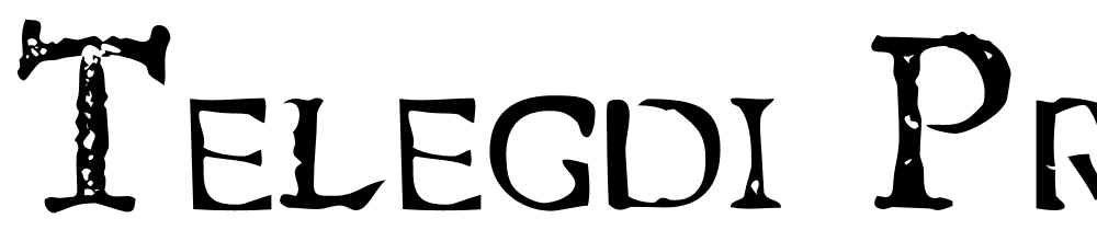 Telegdi Pro font family download free