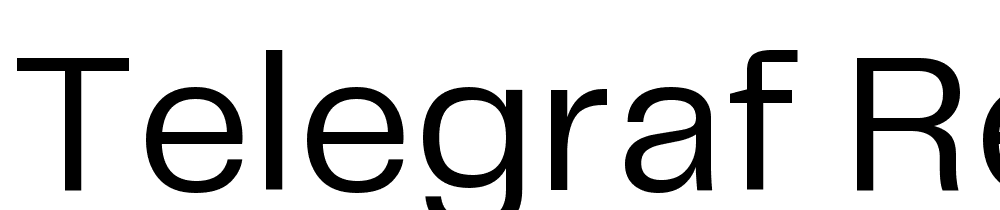 Telegraf-Regular font family download free