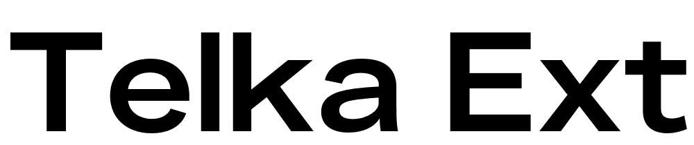 Telka-Extended-Medium-TRIAL font family download free