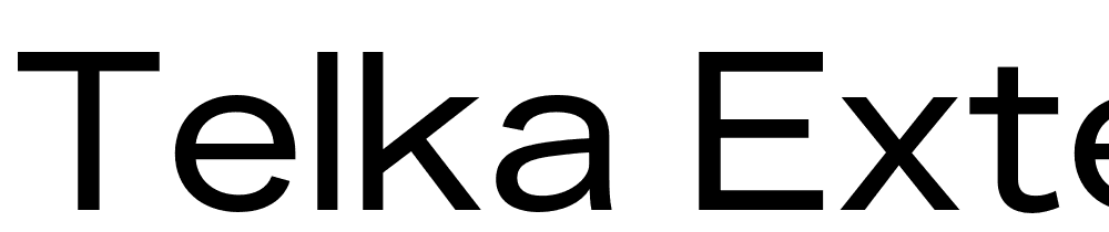 Telka-Extended-Regular-TRIAL font family download free