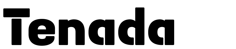 Tenada font family download free