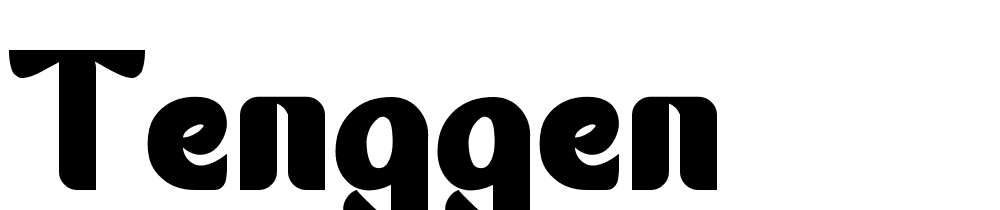 TENGGEN font family download free