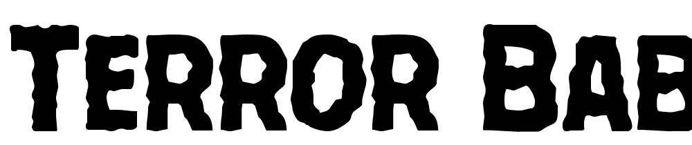 Terror-Babble font family download free