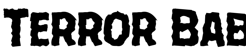 Terror-Babble-Mangled font family download free