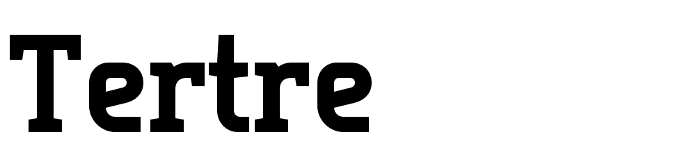 tertre font family download free