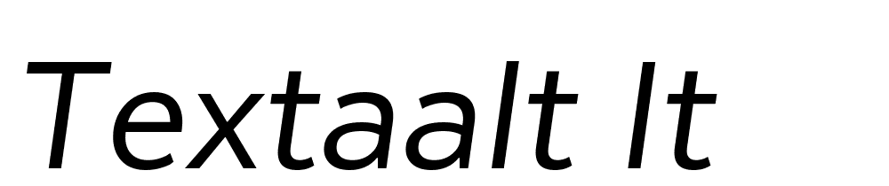 TextaAlt-It font family download free