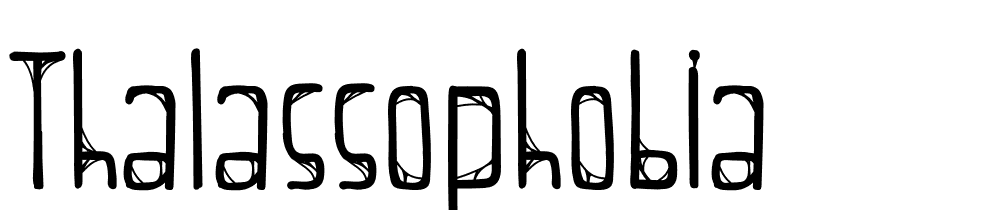 thalassophobia font family download free