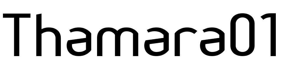 Thamara01 font family download free