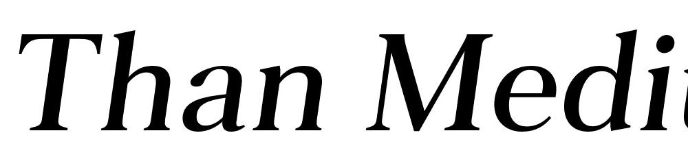 Than-Medium-Italic font family download free