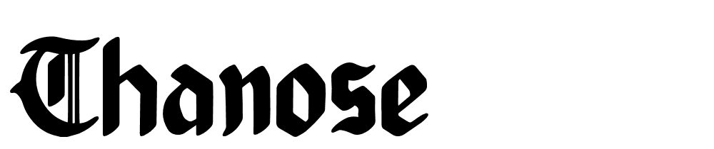 Thanose font family download free