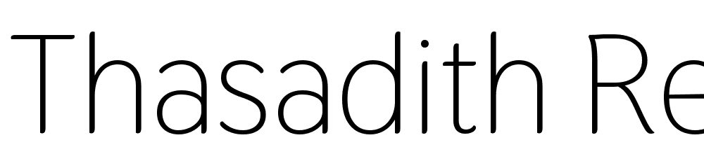 Thasadith-Regular font family download free