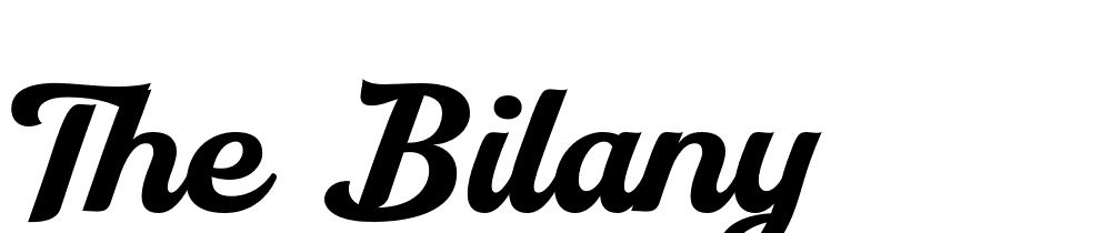 The Bilany font family download free