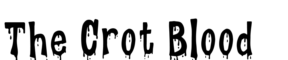 the_crot_blood font family download free