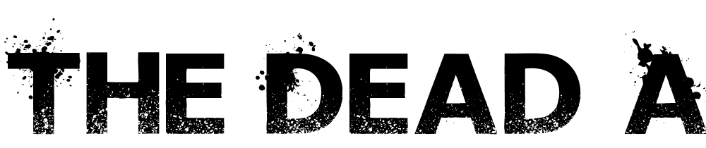 The-Dead-Are-Coming font family download free