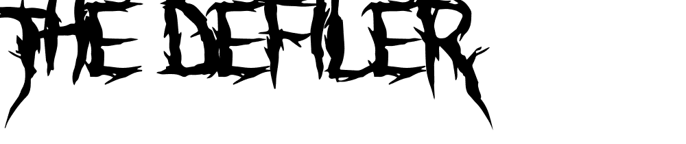 the_defiler font family download free