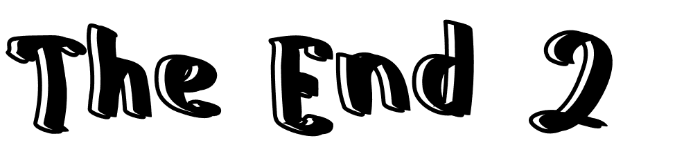 the_end_2 font family download free