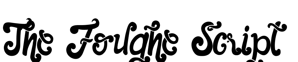 The-Foughe-Script font family download free