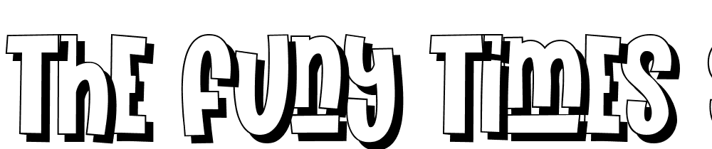 The-Funy-Times-Shadow font family download free