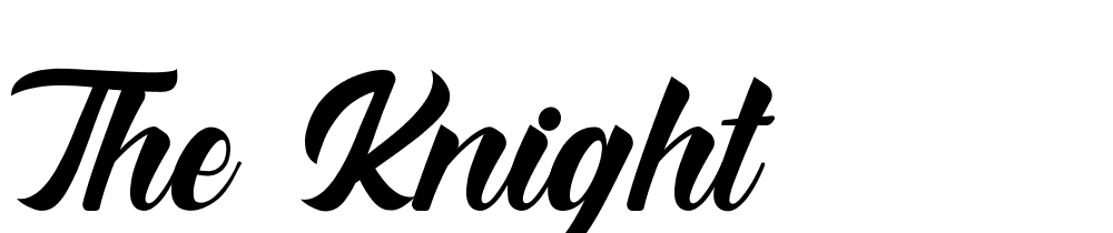 The Knight font family download free