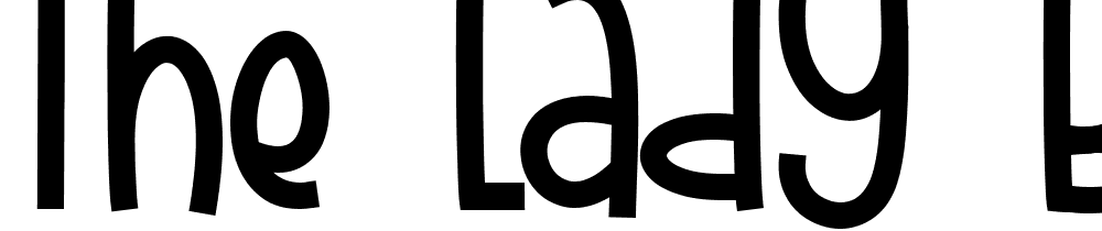 The-Lady-Bear font family download free