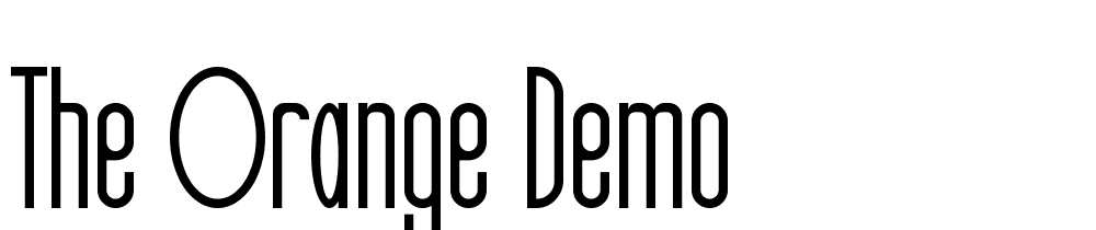 The-Orange-Demo font family download free