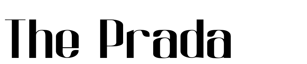 The-Prada font family download free