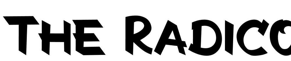 The-Radicools-Regular font family download free