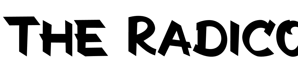 The-Radicools-Regular font family download free