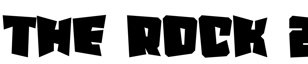 the_rock_2 font family download free