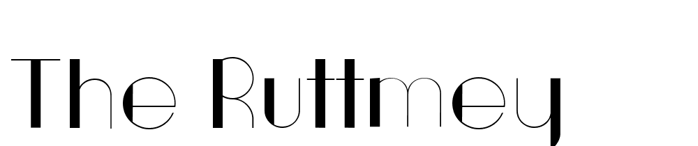 The Ruttmey font family download free