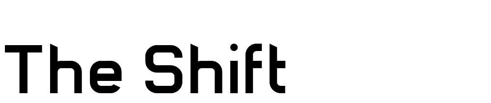 the_shift font family download free