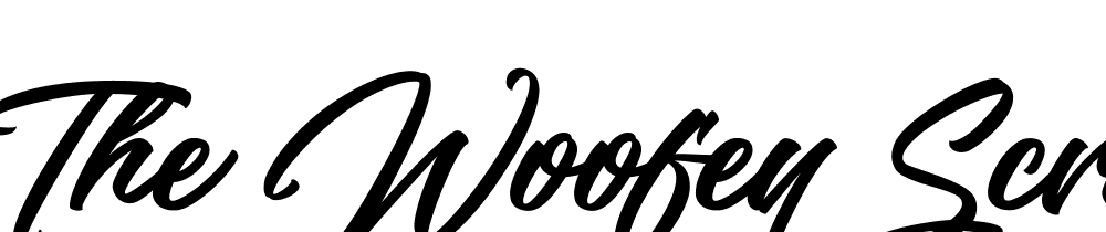 the-Woofey-Script font family download free