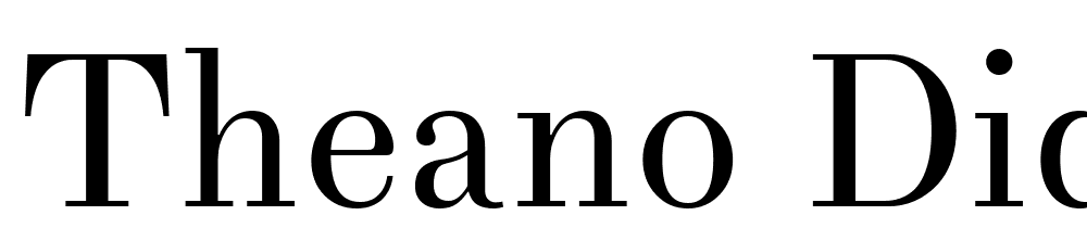 Theano-Didot-Regular font family download free