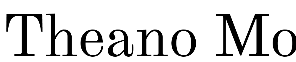 Theano-Modern-Regular font family download free