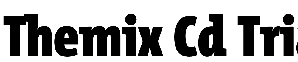 TheMix-Cd-Trial-Black font family download free