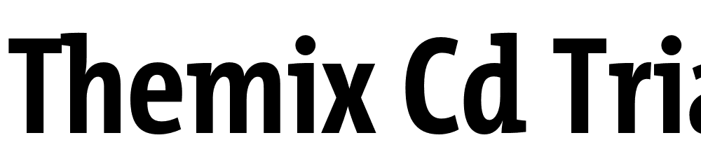 TheMix-Cd-Trial-Bold font family download free