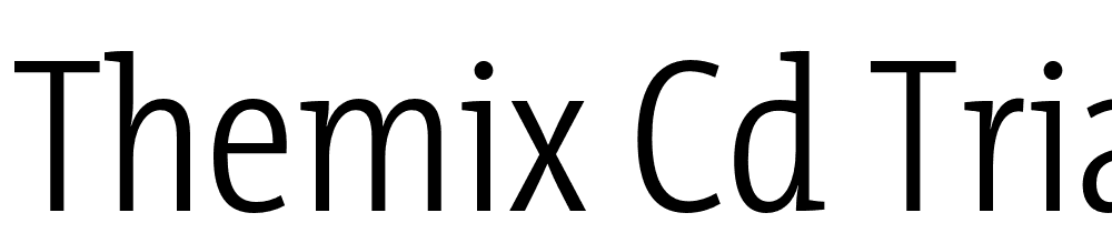 TheMix-Cd-Trial-Light font family download free