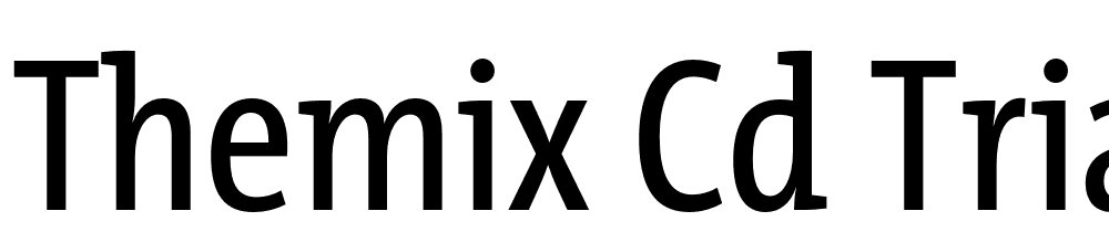 TheMix-Cd-Trial-Plain font family download free