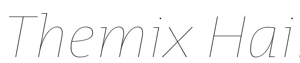 TheMix-Hair-Trial-H10-Italic font family download free