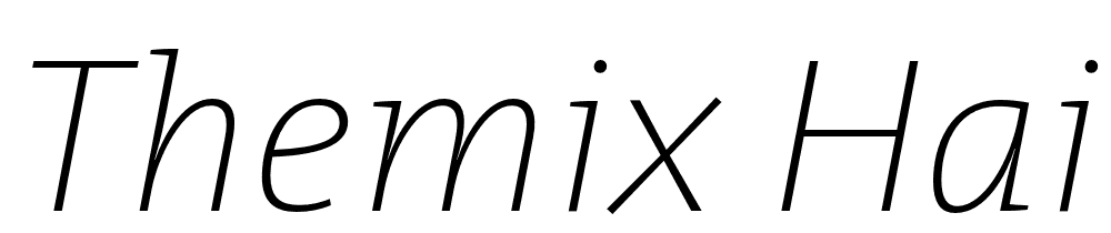 TheMix-Hair-Trial-H37-Italic font family download free