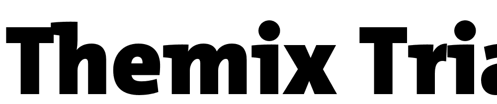 TheMix-Trial-Black font family download free