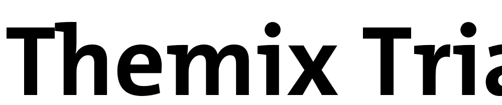 TheMix-Trial-Bold font family download free