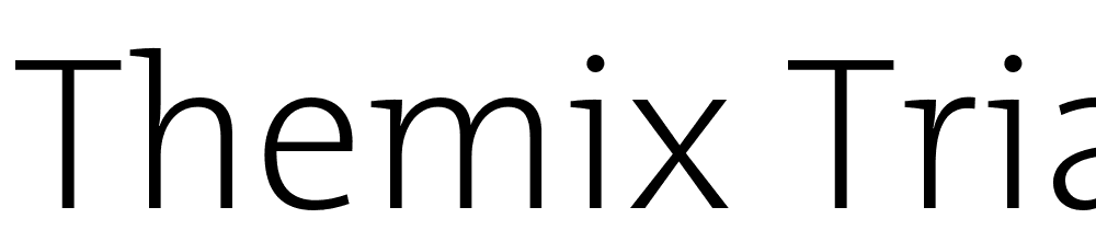 TheMix-Trial-ExtraLight font family download free