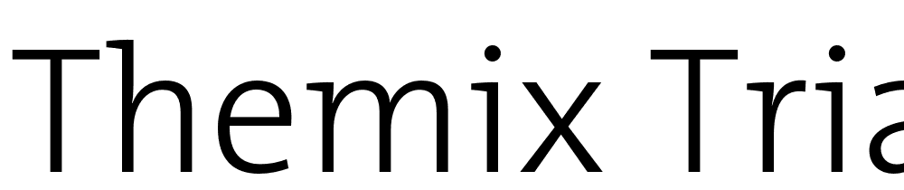 TheMix-Trial-Light font family download free