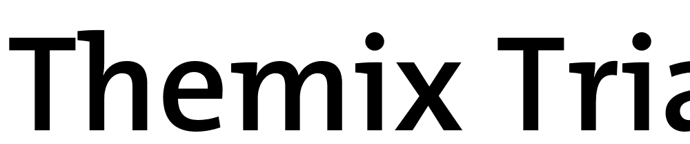 TheMix-Trial-SemiBold font family download free