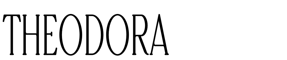 theodora font family download free